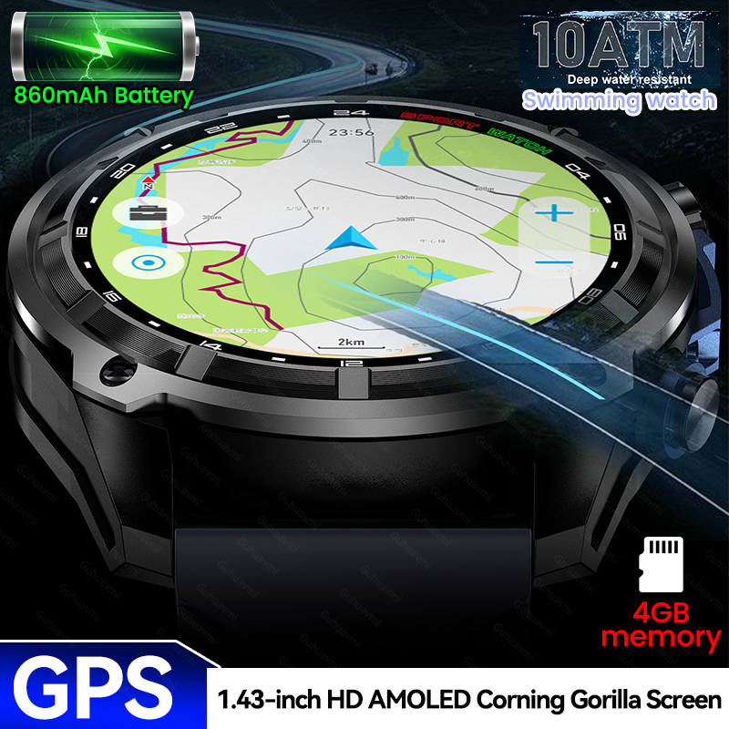 Outdoor Adventure Reservations - New Adventure GPS Men Smart Watch