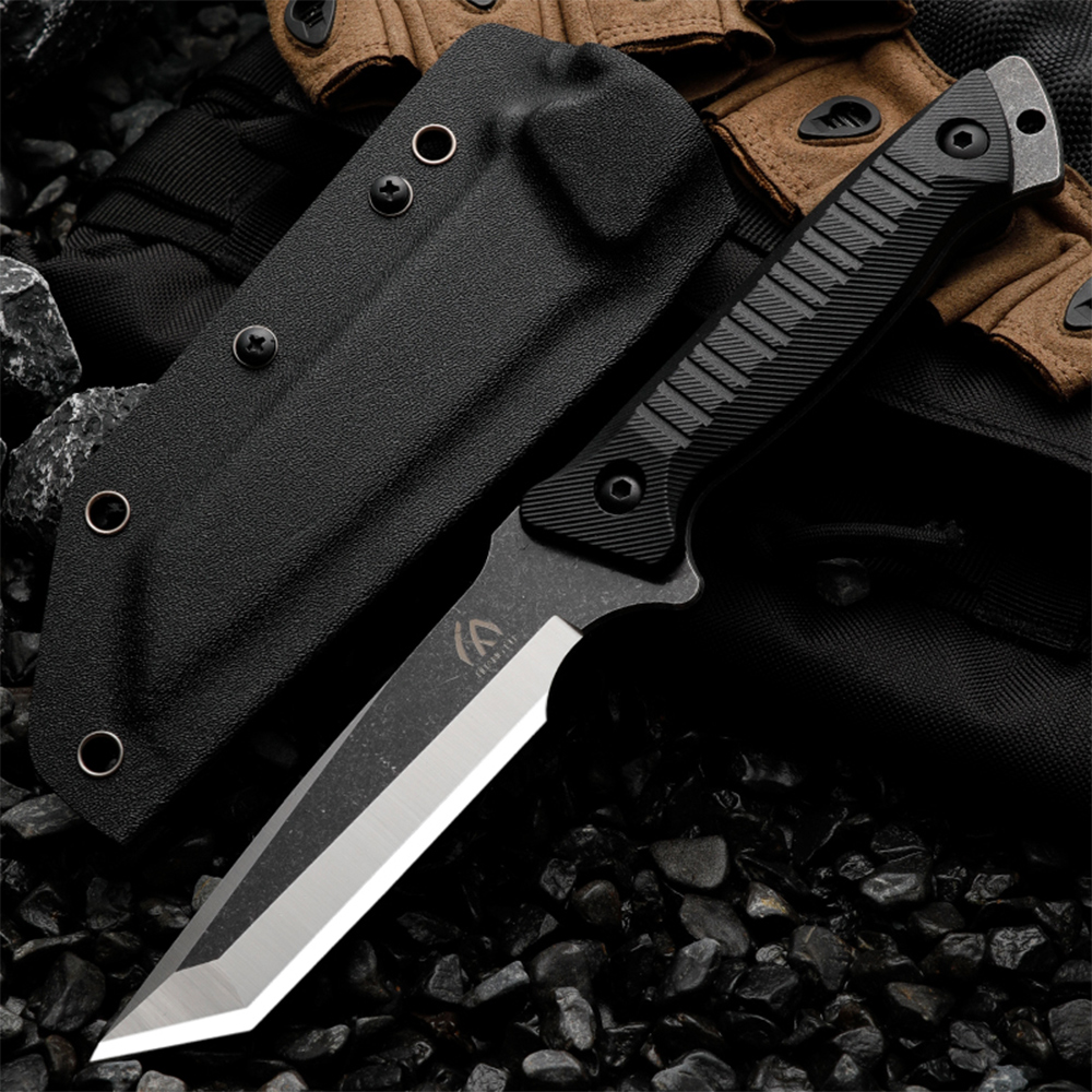 HUANGFU High hardness 7CR13MOV - Survival Knife Full Tang review and price