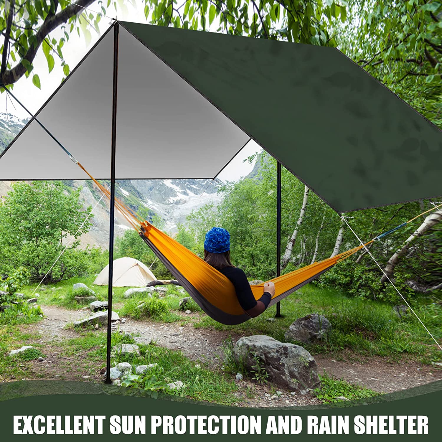 2026 Waterproof Camping Tarp,  - Hammock Rain Tarp review and price
