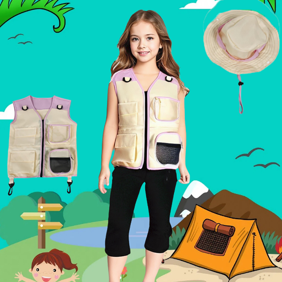 Children Explorer Vest Hat Sui - Outdoor Adventure Activities For Kids review and price
