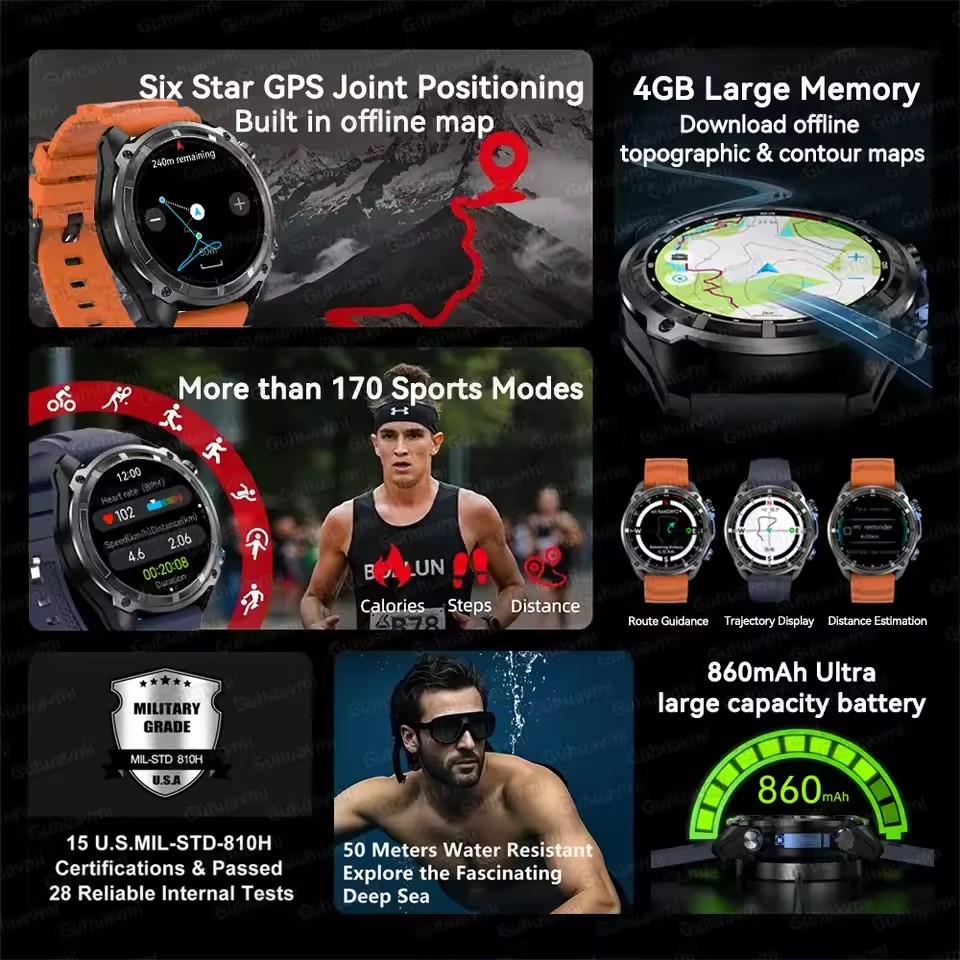 New Adventure GPS Men Smart Wa - Outdoor Adventure Reservations review and price